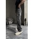 BAGGY YENİ SEZON YANDAN CEP DETAYLI JEAN PANTALON