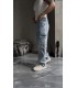 BAGGY YENİ SEZON YANDAN CEP DETAYLI JEAN PANTALON