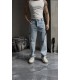 BAGGY YENİ SEZON YANDAN CEP DETAYLI JEAN PANTALON