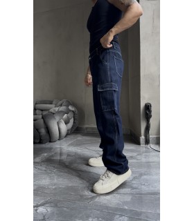 BAGGY YENİ SEZON YANDAN CEP DETAYLI JEAN PANTALON
