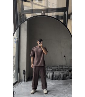 YIKAMA KUMAŞ ARKA BASKI DETAYLI EŞOFMAN TAKIM