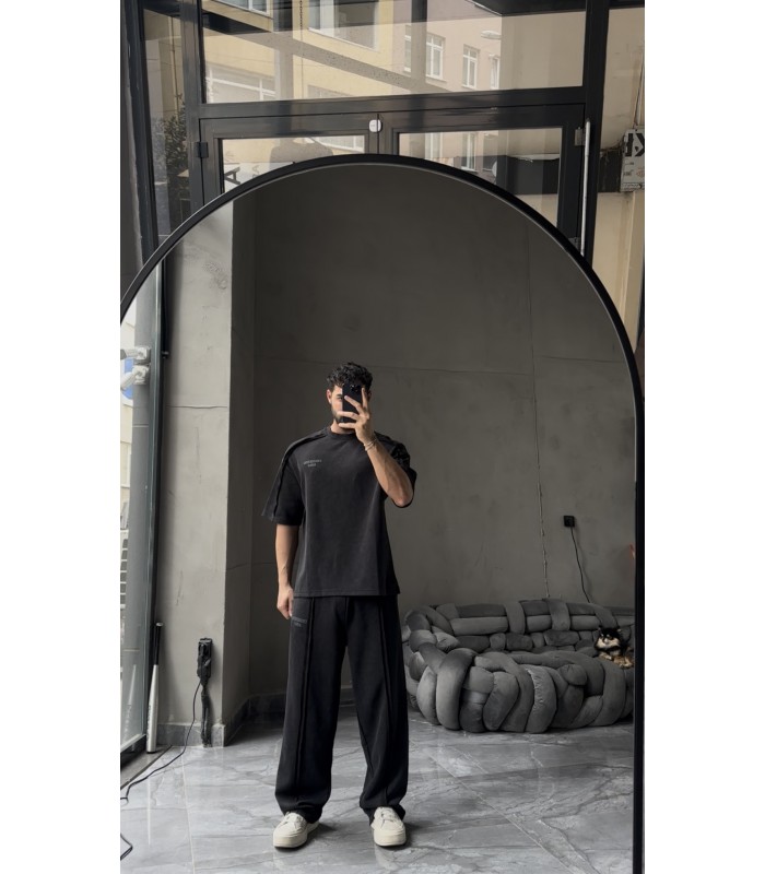 YIKAMA KUMAŞ ARKA BASKI DETAYLI EŞOFMAN TAKIM