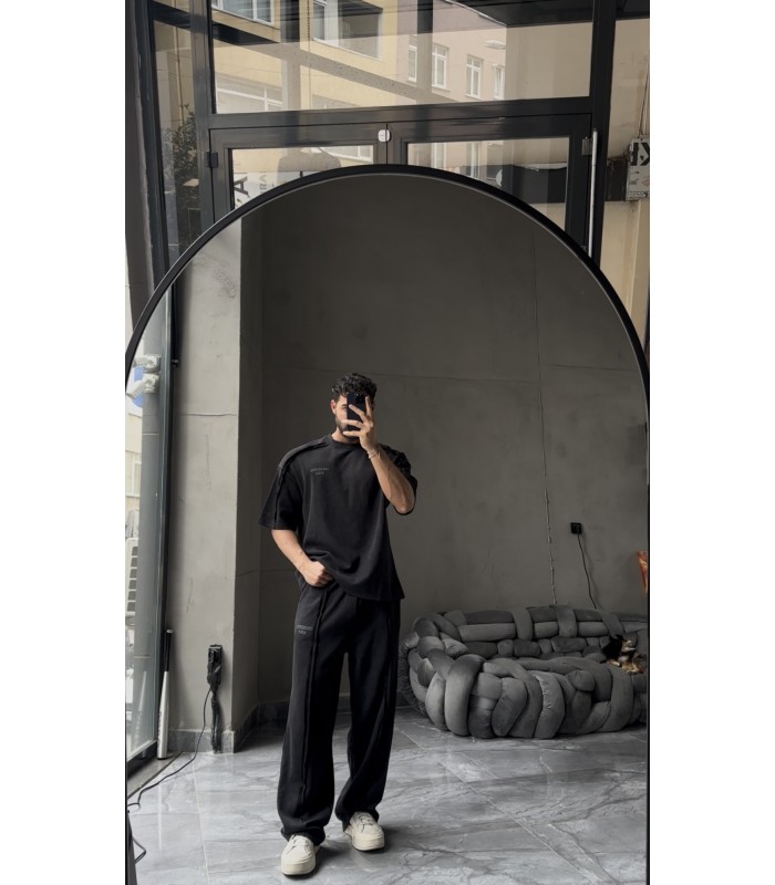 YIKAMA KUMAŞ ARKA BASKI DETAYLI EŞOFMAN TAKIM