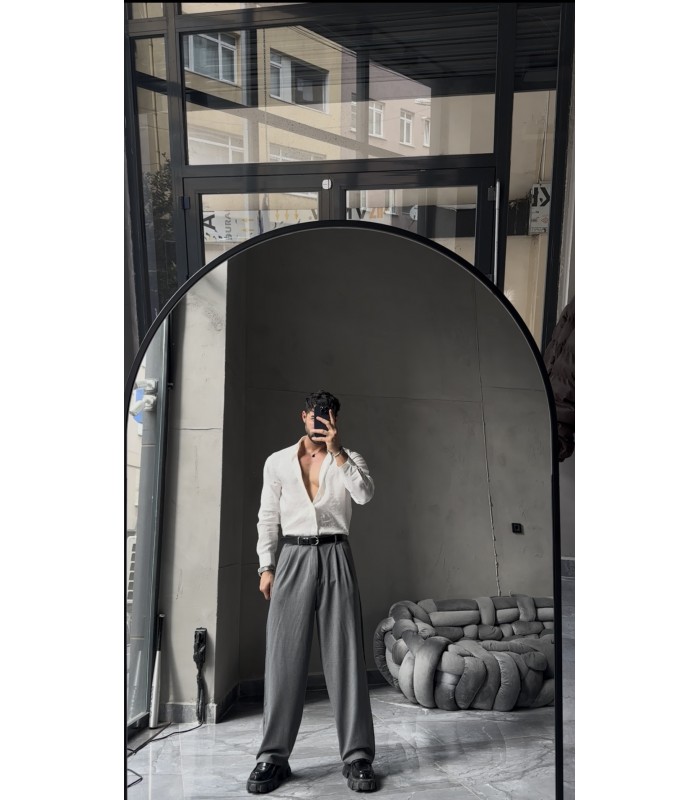 YENİ SEZON AYROBİN BEYAZ GÖMLEK