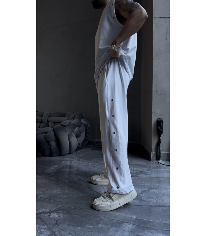 ÖZEL TASARIM OVERSİZE YAN KUŞ GÖZÜ DETAYLI  EŞOFMAN TAKIM