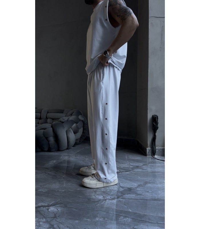 ÖZEL TASARIM OVERSİZE YAN KUŞ GÖZÜ DETAYLI  EŞOFMAN TAKIM