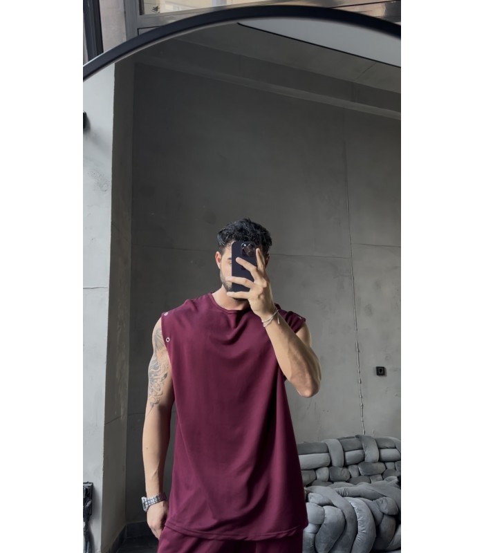 ÖZEL TASARIM OVERSİZE YAN KUŞ GÖZÜ DETAYLI  EŞOFMAN TAKIM