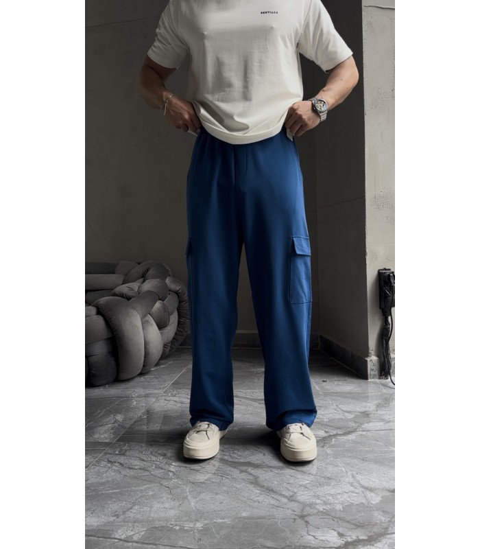 BAGGY YANDAN CEP DETAYLI EŞOFMAN