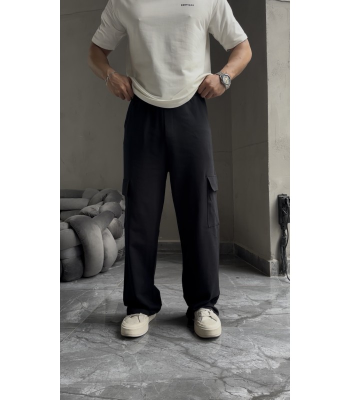 BAGGY YANDAN CEP DETAYLI EŞOFMAN