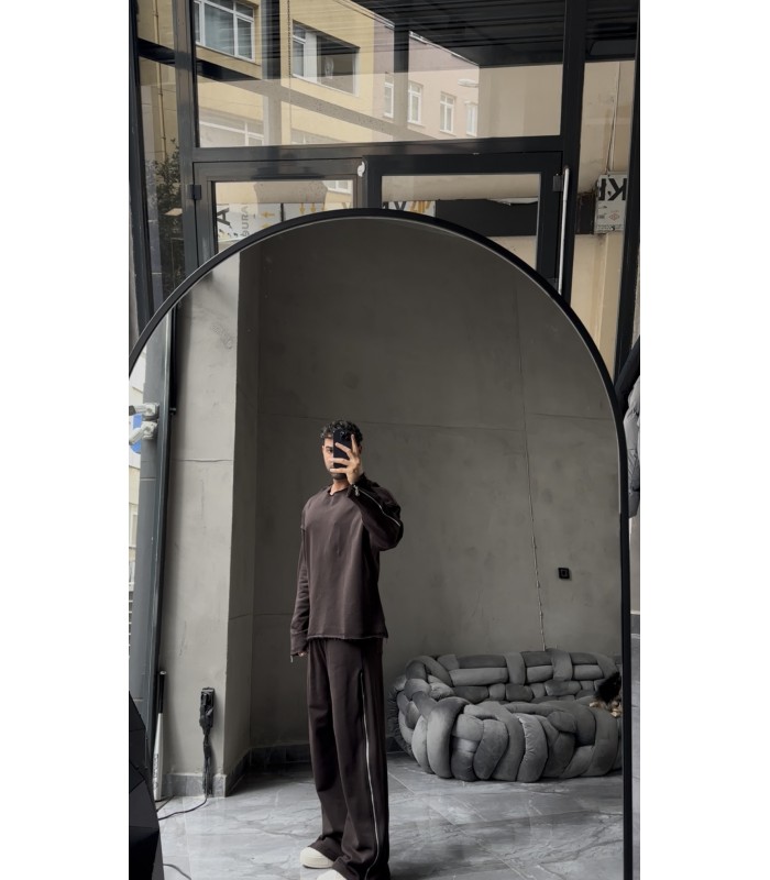 ÖZEL TASARIM YANDAN FERMUAR DETAYLI EŞOFMAN TAKIM