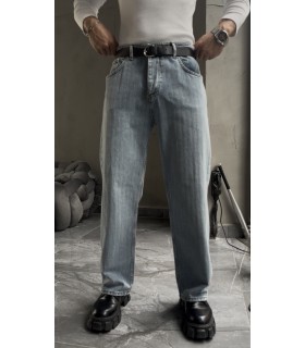 BAGGY İNCE ÖZEL DESEN DETAYLI JEAN PANTOLON