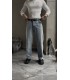 BAGGY İNCE ÖZEL DESEN DETAYLI JEAN PANTOLON