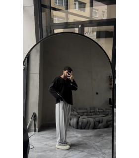 OVERSİZE  FERMUAR DETAYLI SWEATSHİRT