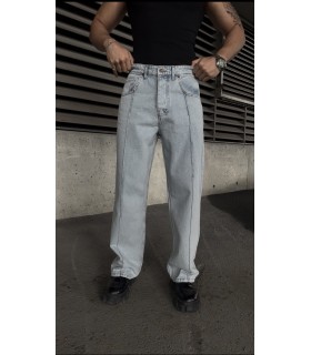 YENİ SEZON ÖN ÇİZGİ DETAYLI JEAN PANTOLON