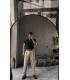 POLO YAKA ÖZEL DESEN DETAYLI TSHIRT