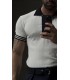 POLO YAKA ÖZEL DESEN DETAYLI TSHIRT