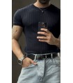 BİSİKLET YAKA TİRKO TSHIRT