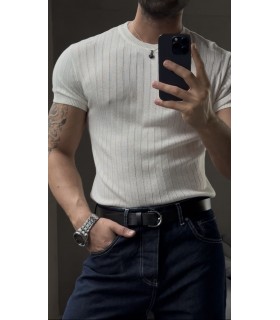 BİSİKLET YAKA TİRKO TSHIRT