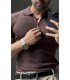 ÖZEL KUMAŞ LİKRALI YAKA FERMUAR DETAYLI TSHIRT