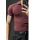 ÖZEL KUMAŞ LİKRALI YAKA FERMUAR DETAYLI TSHIRT