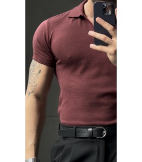 ÖZEL KUMAŞ LİKRALI YAKA FERMUAR DETAYLI TSHIRT