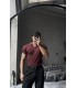 ÖZEL KUMAŞ LİKRALI YAKA FERMUAR DETAYLI TSHIRT