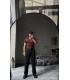 ÖZEL KUMAŞ LİKRALI YAKA FERMUAR DETAYLI TSHIRT