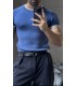 BİSİKLET YAKA ÖZEL  DESEN DETAYLI TİRKO TSHIRT