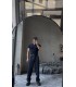 POLO YAKA ÖZEL NAKIŞ DESEN DETAYLI TİRKO TSHIRT