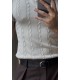 POLO YAKA ÖZEL NAKIŞ DESEN DETAYLI TİRKO TSHIRT