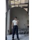 POLO YAKA ÖZEL NAKIŞ DESEN DETAYLI TİRKO TSHIRT