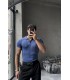 POLO YAKA ÖZEL NAKIŞ DESEN DETAYLI TİRKO TSHIRT