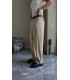 BAGGY YAN ÇİFT DETAYLI KUMAŞ PANTOLON