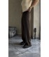 BAGGY YAN ÇİFT DETAYLI KUMAŞ PANTOLON