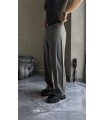 BAGGY YAN ÇİFT DETAYLI KUMAŞ PANTOLON