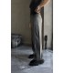 BAGGY YAN ÇİFT DETAYLI KUMAŞ PANTOLON