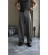 BAGGY YAN ÇİFT DETAYLI KUMAŞ PANTOLON