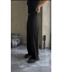 BAGGY YAN ÇİFT DETAYLI KUMAŞ PANTOLON