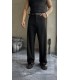 BAGGY YAN ÇİFT DETAYLI KUMAŞ PANTOLON