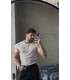 HAKİM YAKA DÜĞME DETAYLI TSHIRT