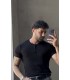 HAKİM YAKA DÜĞME DETAYLI TSHIRT