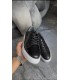 SİYAH HAKİKİ DERİ BAĞCIKLI SNEAKER