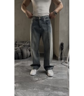 YENİ SEZON ÖN ÇİZGİ DETAYLI JEAN PANTOLON