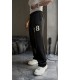 Baggy 08 yazı detaylı kumaş eşofman