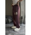 Baggy 08 yazı detaylı kumaş eşofman