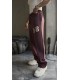 Baggy 08 yazı detaylı kumaş eşofman