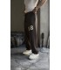 Baggy 08 yazı detaylı kumaş eşofman