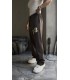 Baggy 08 yazı detaylı kumaş eşofman