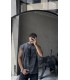 22 RAKAM  DETAYLI YIKAMA KUMAŞ SIFIR KOL TSHIRT