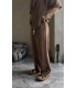 BAGGY KETEN ÖZEL KUMAŞ PANTALON